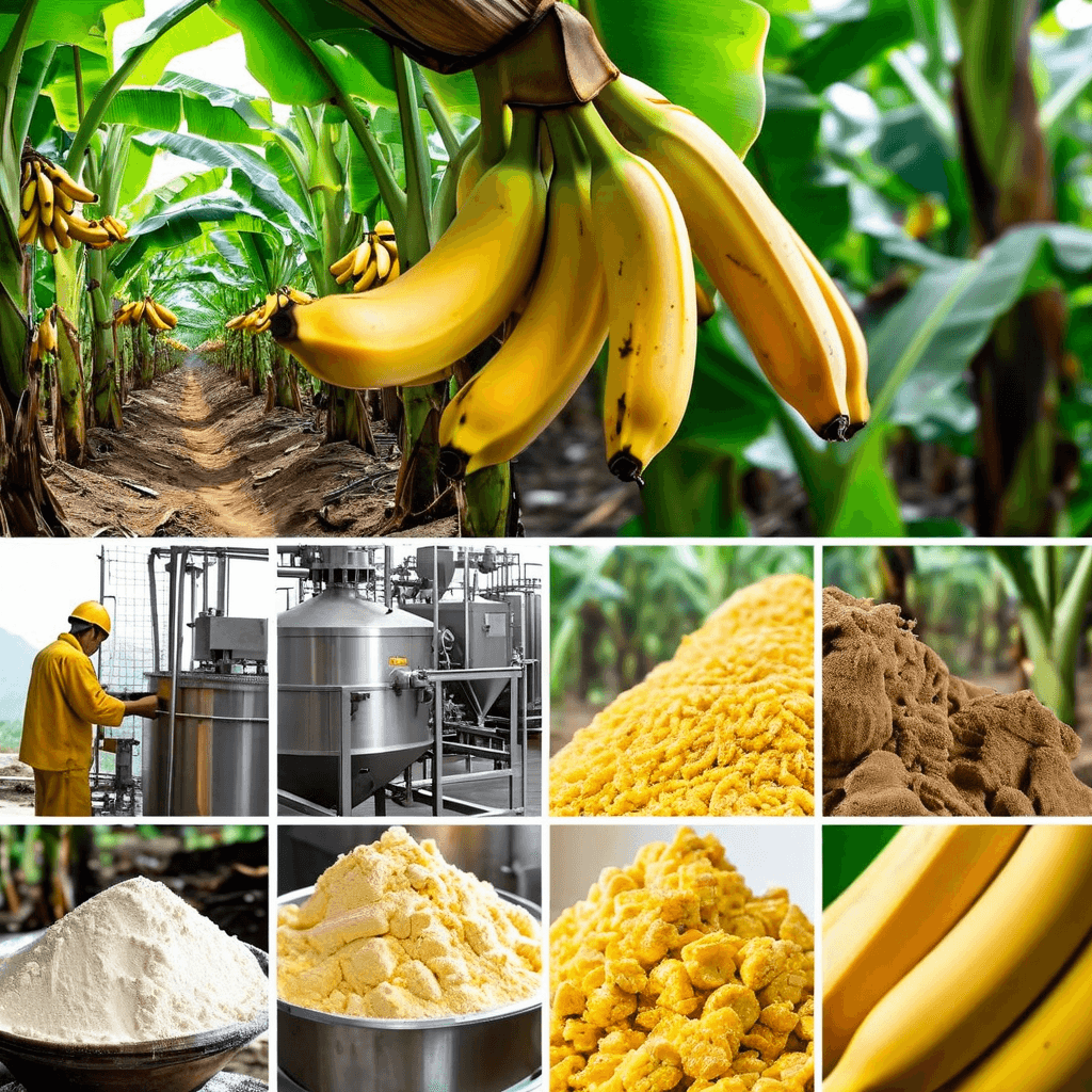 Producción de harina de plátano